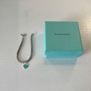 Tiffany & Co “Return to TIFFANY” Blue Heart Tag Bracelet